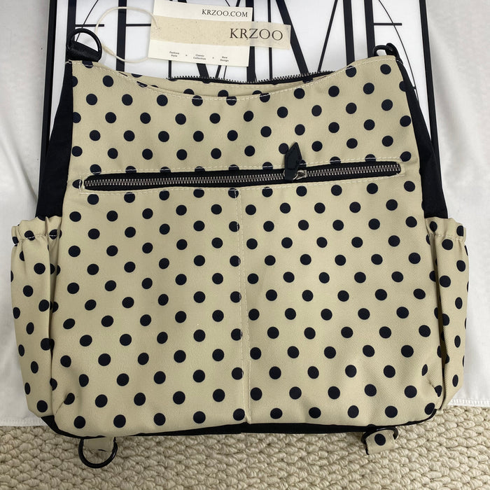 Polka Dot Wing Tote Bag