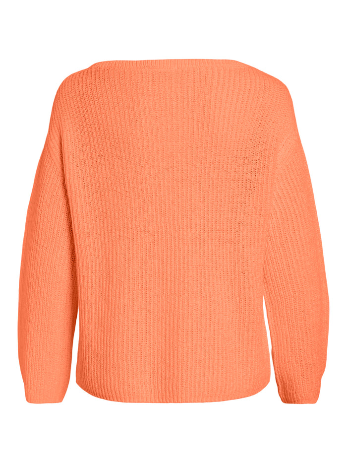 Polly Boatneck Jumper (Cadmium Orange)