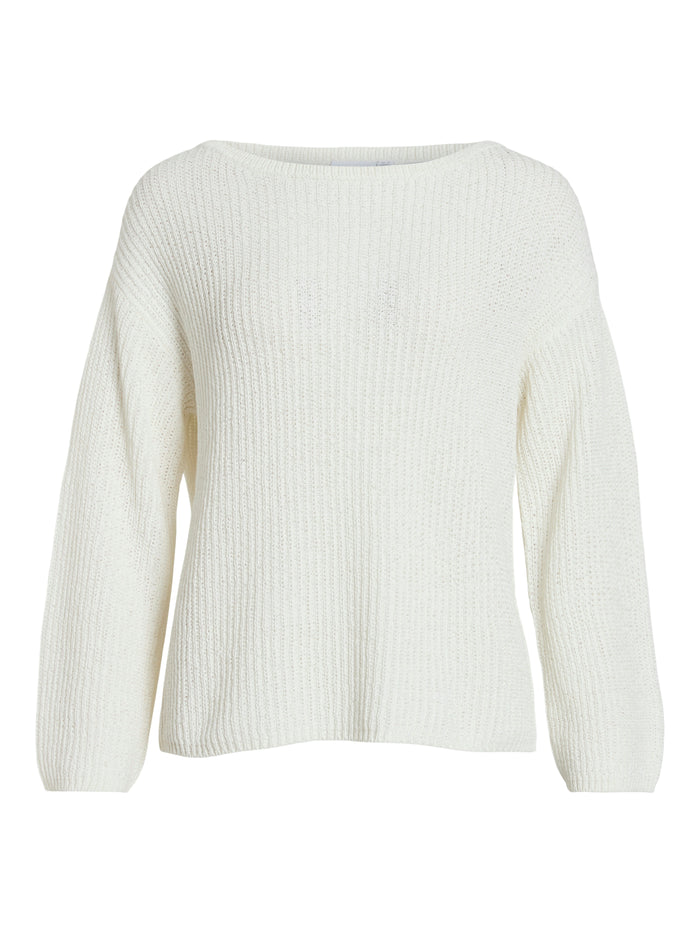Polly Boatneck Jumper (Cloud Dancer)