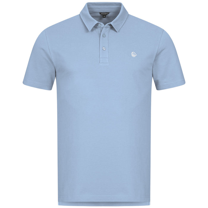 Giesswein Organic Cotton Polo M - sky blue 519