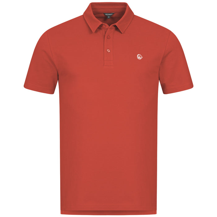 Giesswein Organic Cotton Polo M - flame red 343