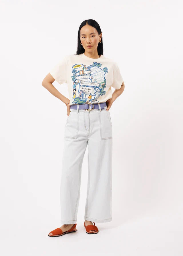 PRUNELLA WIDE LEGS JEAN (LIGHT WASH)