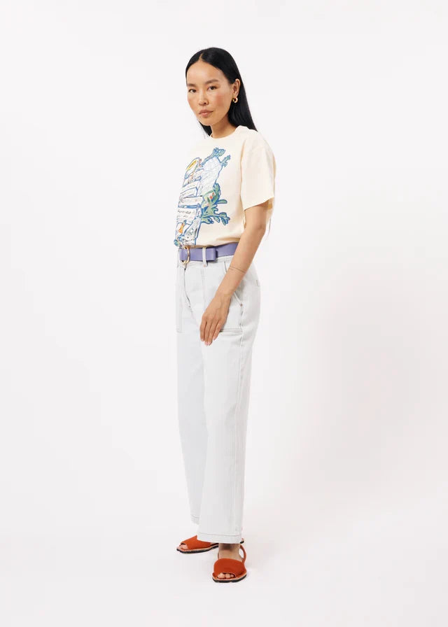 PRUNELLA WIDE LEGS JEAN (LIGHT WASH)