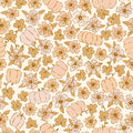 Pumpkins in Flowerbed - Family Fabrics B.V.