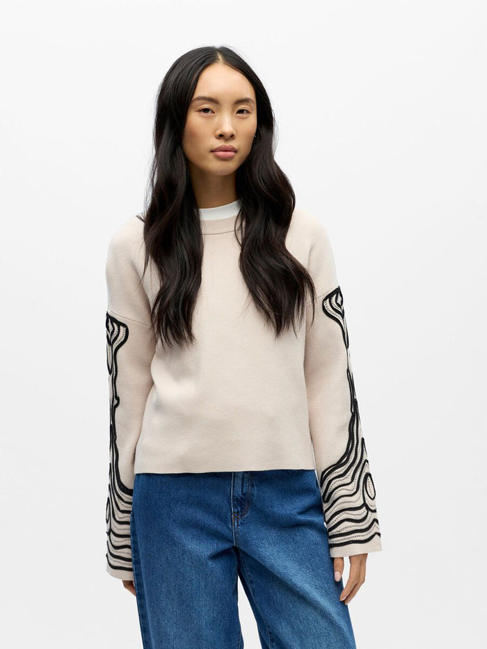 Reagan Knit Jumper (Silver Grey)