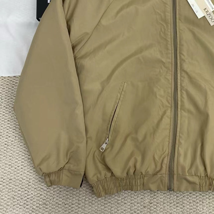 Retro Stand-Collar Cotton Jacket