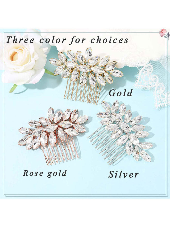 Rhinestone Women's Prom Hair Comb