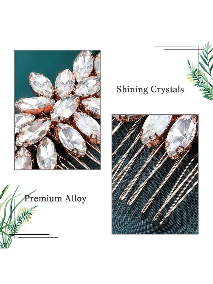 Rhinestone Women's Prom Hair Comb