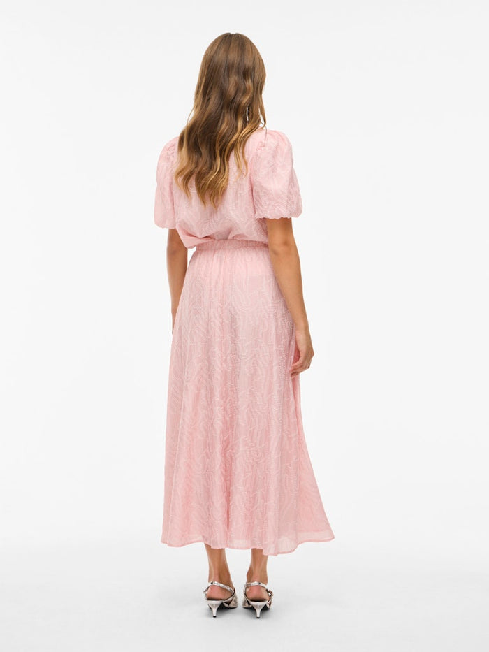 Rhona High Waist Ankle Skirt (Pink Nectar)