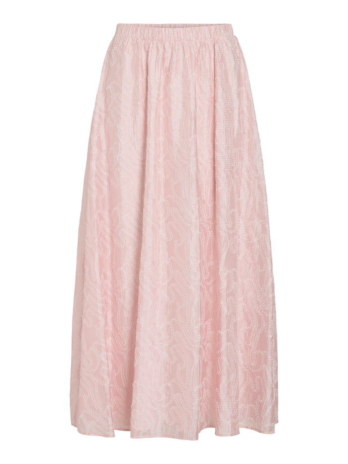 Rhona High Waist Ankle Skirt (Pink Nectar)