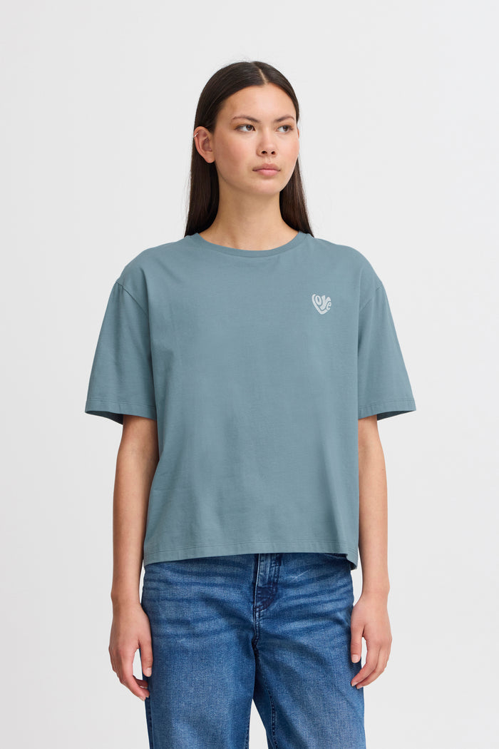 Riana T-Shirt (Blue Mirage)