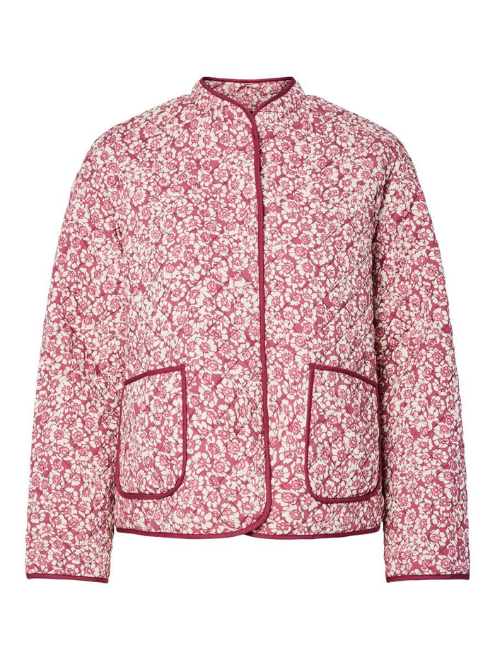 Ricki Quilted Jacket (Slate Rose)