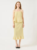 Riva Midi Skirt (French Vanilla)