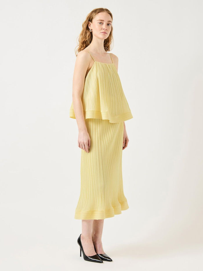 Riva Midi Skirt (French Vanilla)