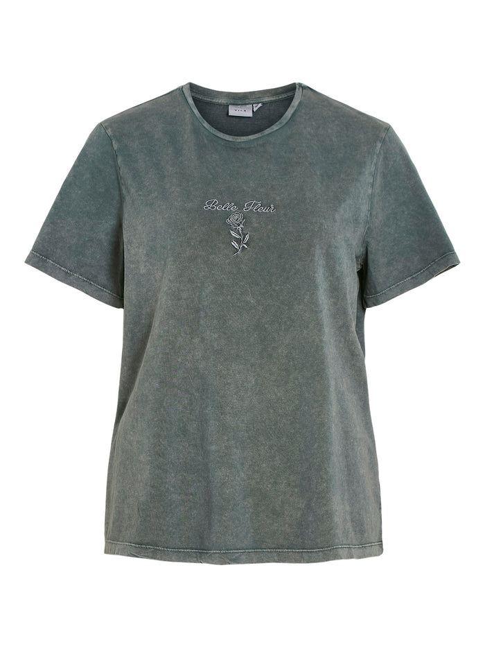 Rosella T-Shirt (Medium Grey/Melange)
