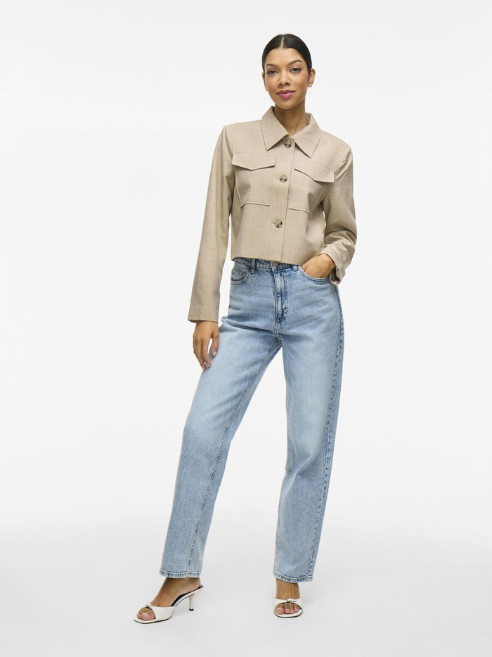 Rossa Blazer Jacket (Super Light/Natural Melange)