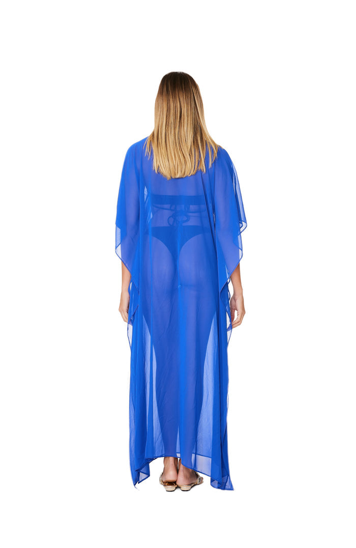 Royal Blue Embellished Kaftans
