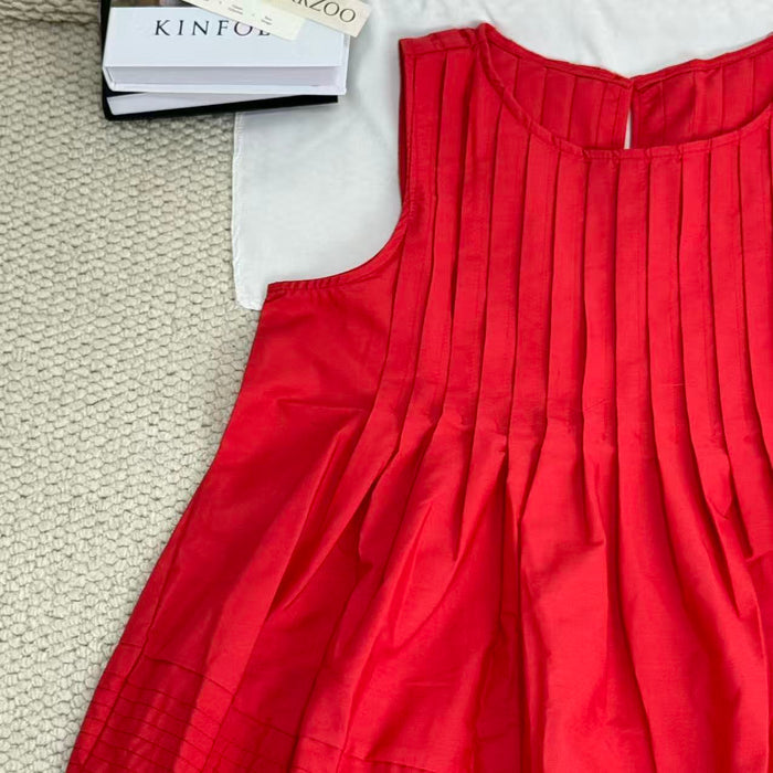 Ruffled slim-fitting loose-back bodice shirt