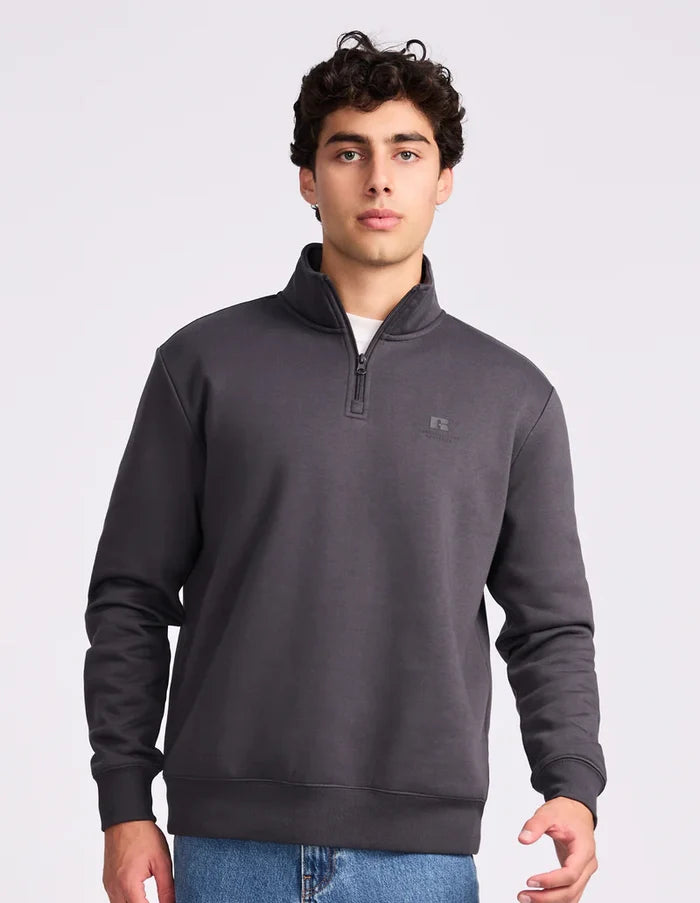 Russell Athletic Brooklyn Quarter Zip (Steel)