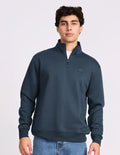 Russell Athletic Brooklyn YN Quarter Zip (Deep Teal)