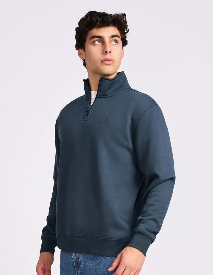 Russell Athletic Brooklyn YN Quarter Zip (Deep Teal)