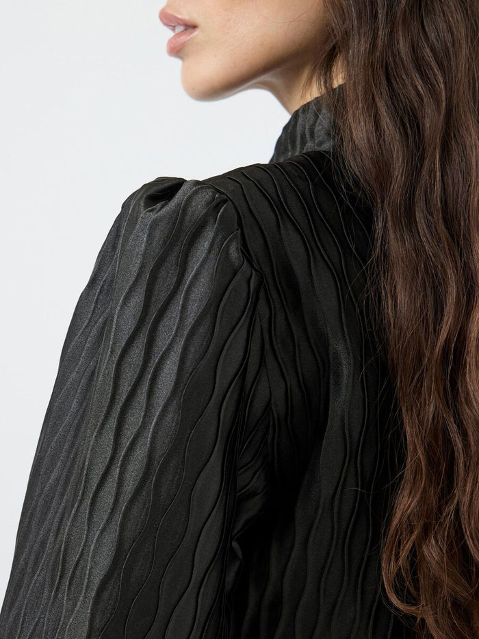 Rylan Jacquard Shirt (Black)