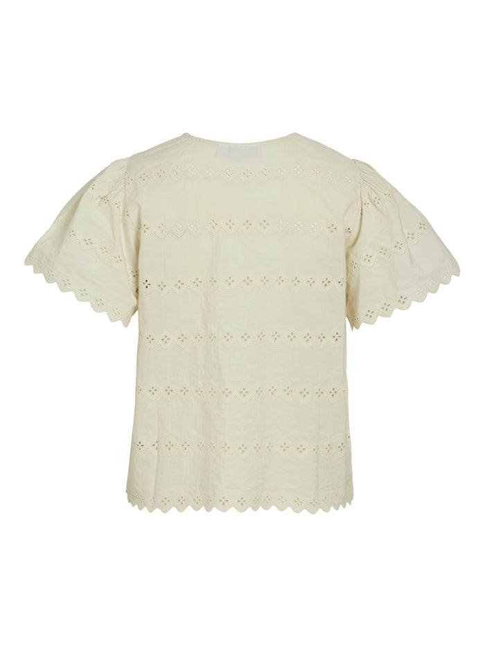 Sadie V-Neck Top (Birch)