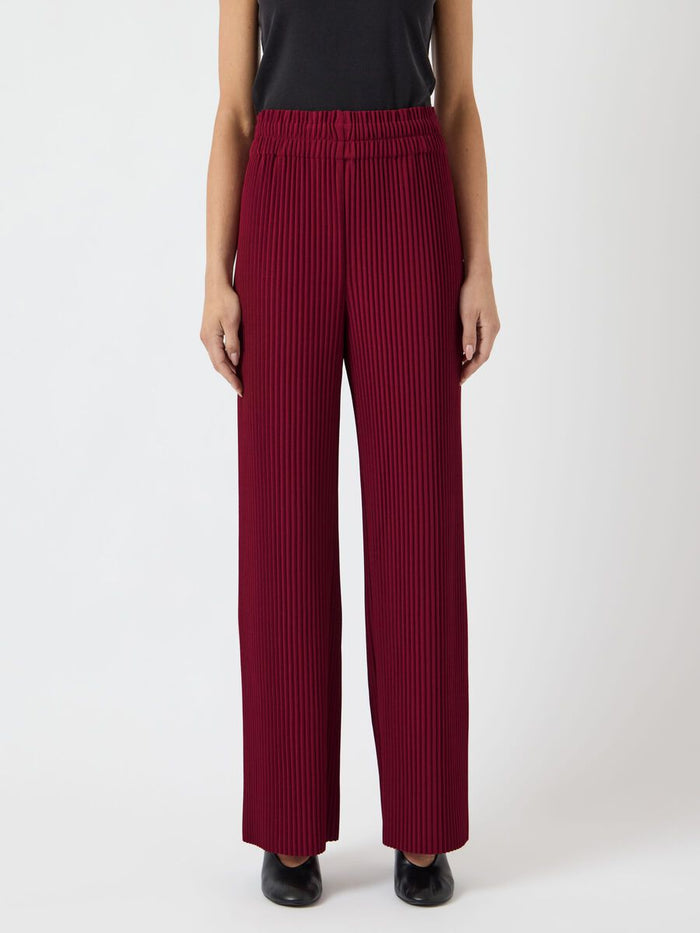 Salisa High Waisted Trousers (Tibetan Red)
