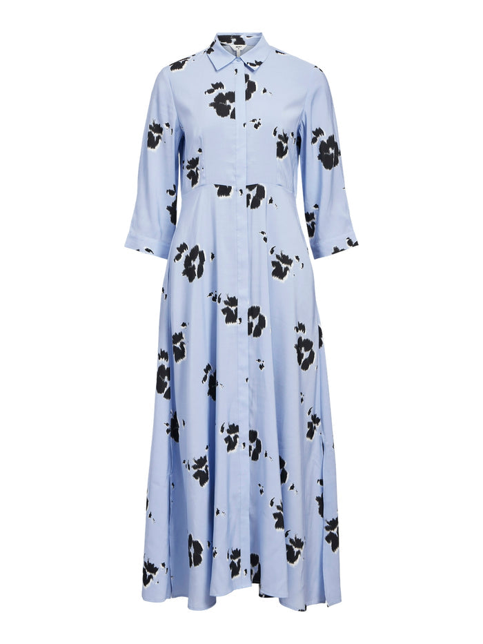 Sally Shirt Dress (Blue/Black)