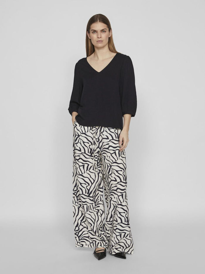 Sam Lace Detail Top (Black)