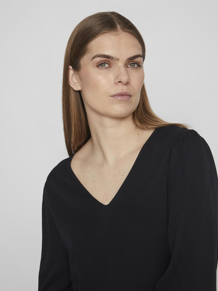 Sam Lace Detail Top (Black)