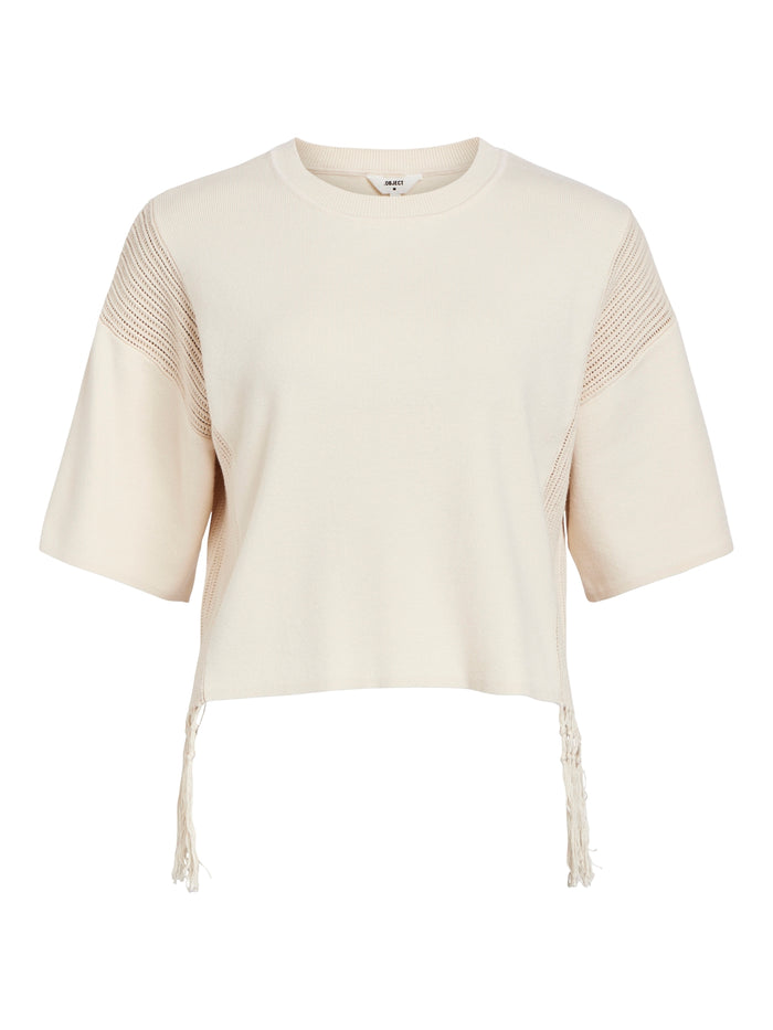 Sanya 2/4 Sleeve Knit Jumper (Sandshell)