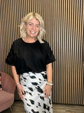 Sasha Puff Sleeve Top (Black Beauty)