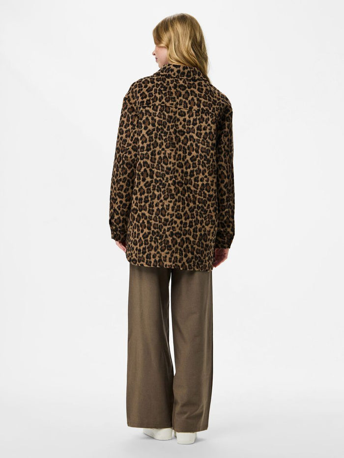 Savannah Shacket (Black/Leopard)