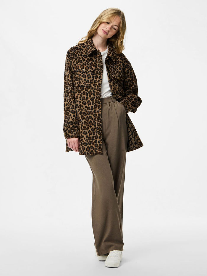 Savannah Shacket (Black/Leopard)