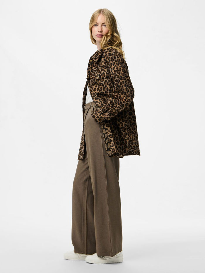 Savannah Shacket (Black/Leopard)