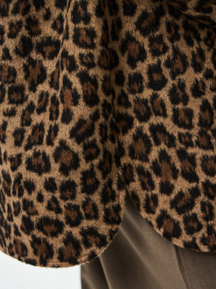 Savannah Shacket (Black/Leopard)