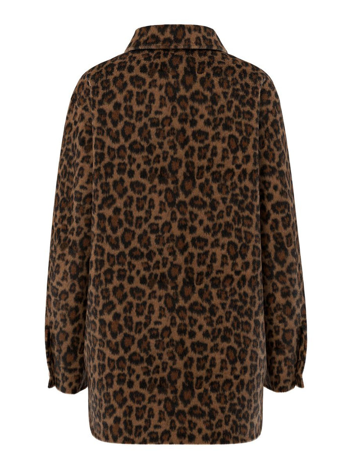 Savannah Shacket (Black/Leopard)