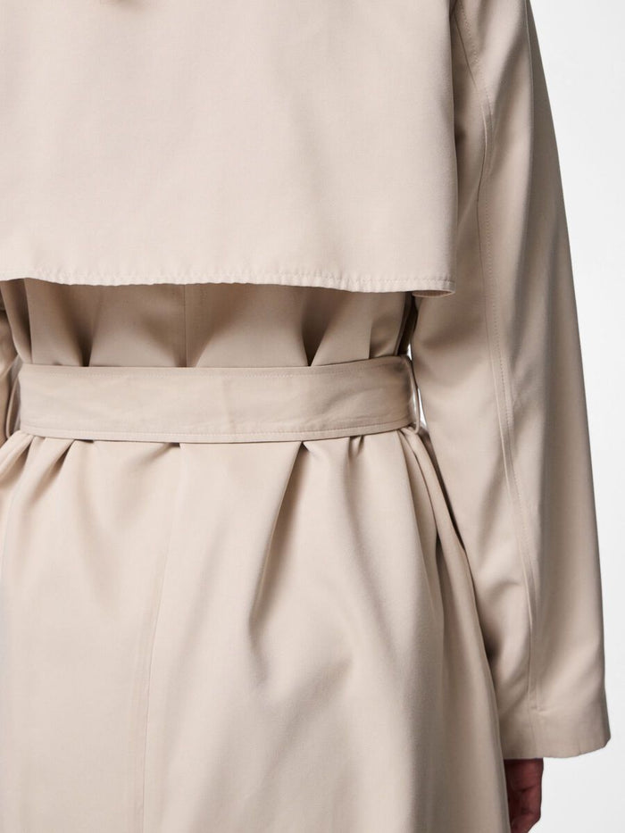 Scarlett Trenchcoat (Silver/Grey)