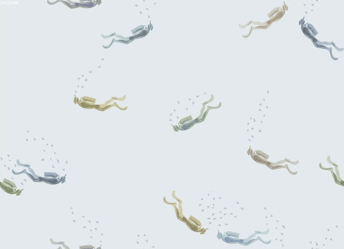 Scuba Diver Blue - Family Fabrics B.V.