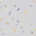 Sea Shells Blue - Family Fabrics B.V.
