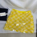 Sequined A-Line Mini Skirt