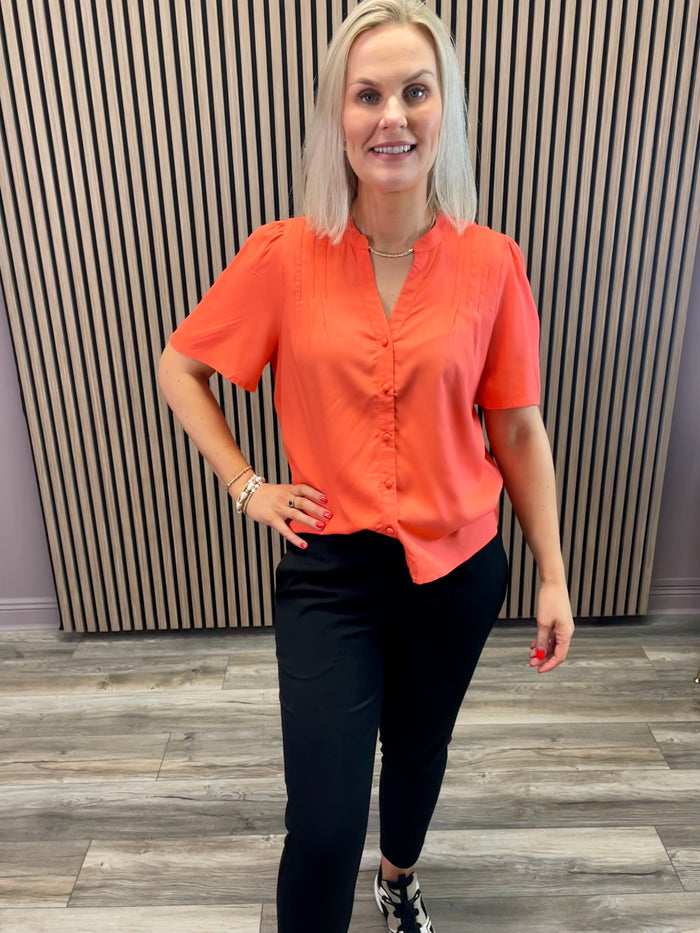 Sheena Shirt (Hot Coral)