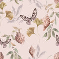 Shells & Leaves Pink - Family Fabrics B.V.