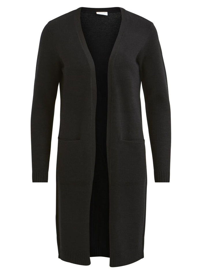 Sian Longline Cardigan (Black)