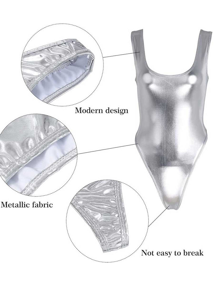 Silver Reflective Bodysuit