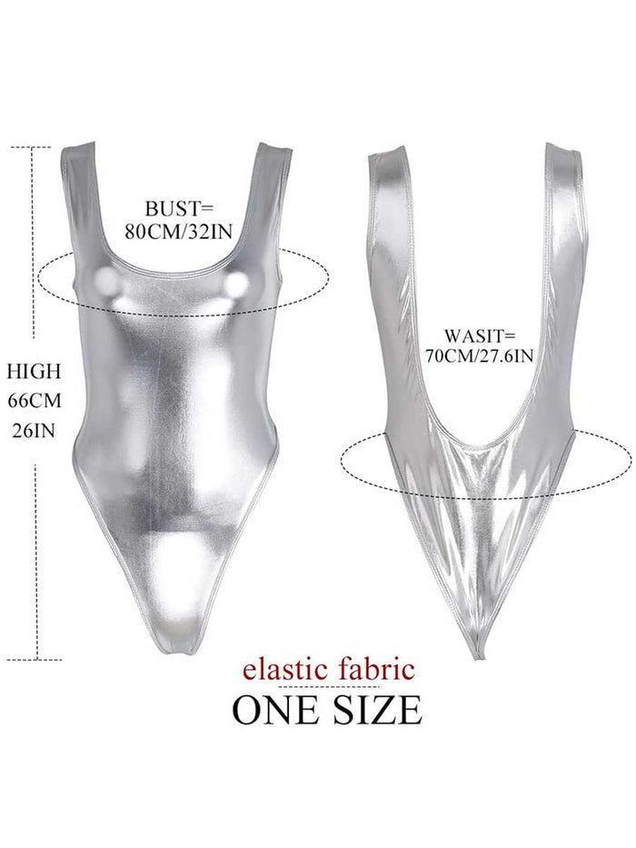 Silver Reflective Bodysuit