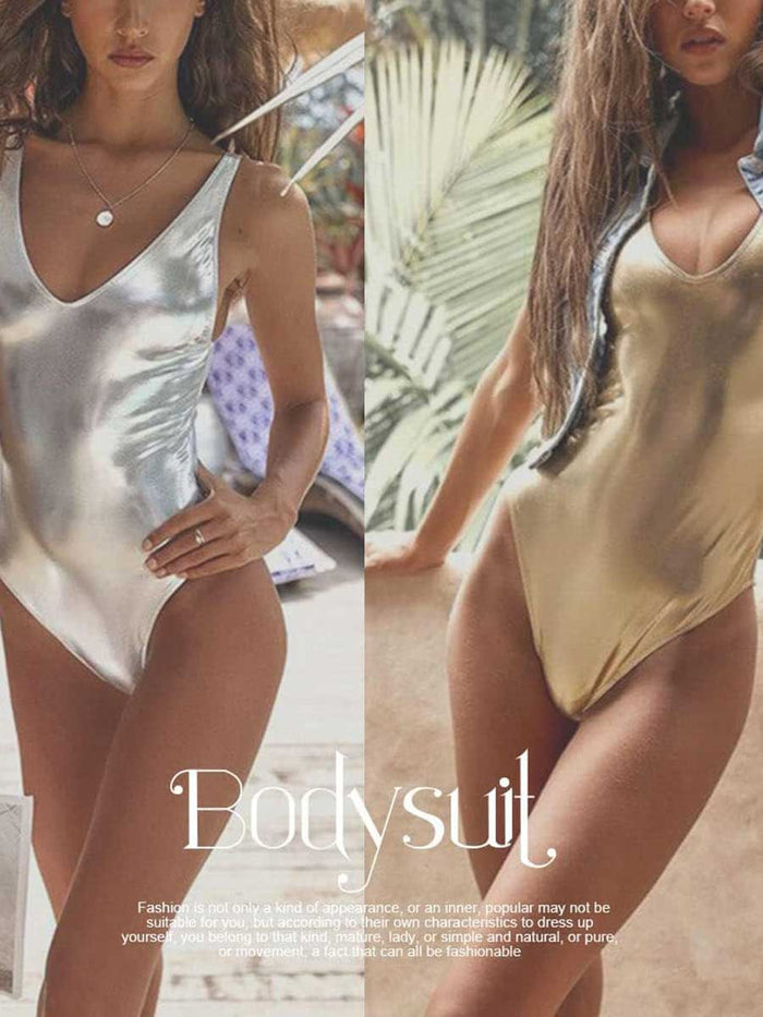 Silver Reflective Bodysuit