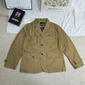 Single-button blazer jacket