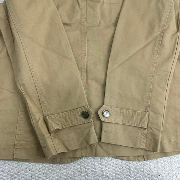 Single-button blazer jacket